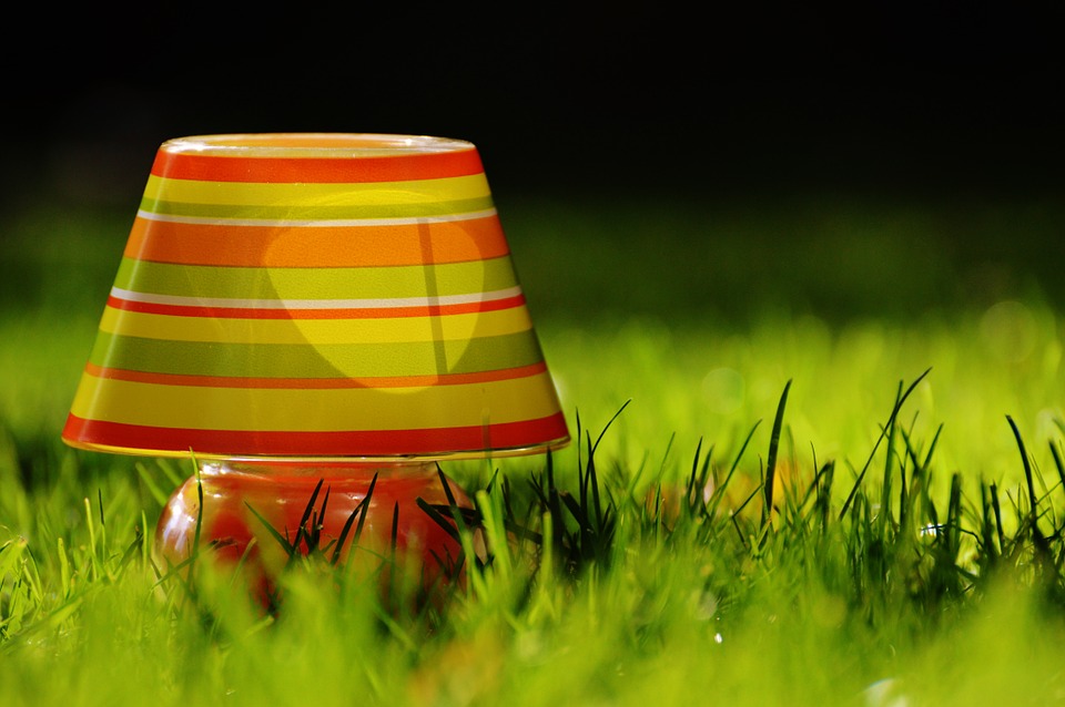 Handmade bright lampshade