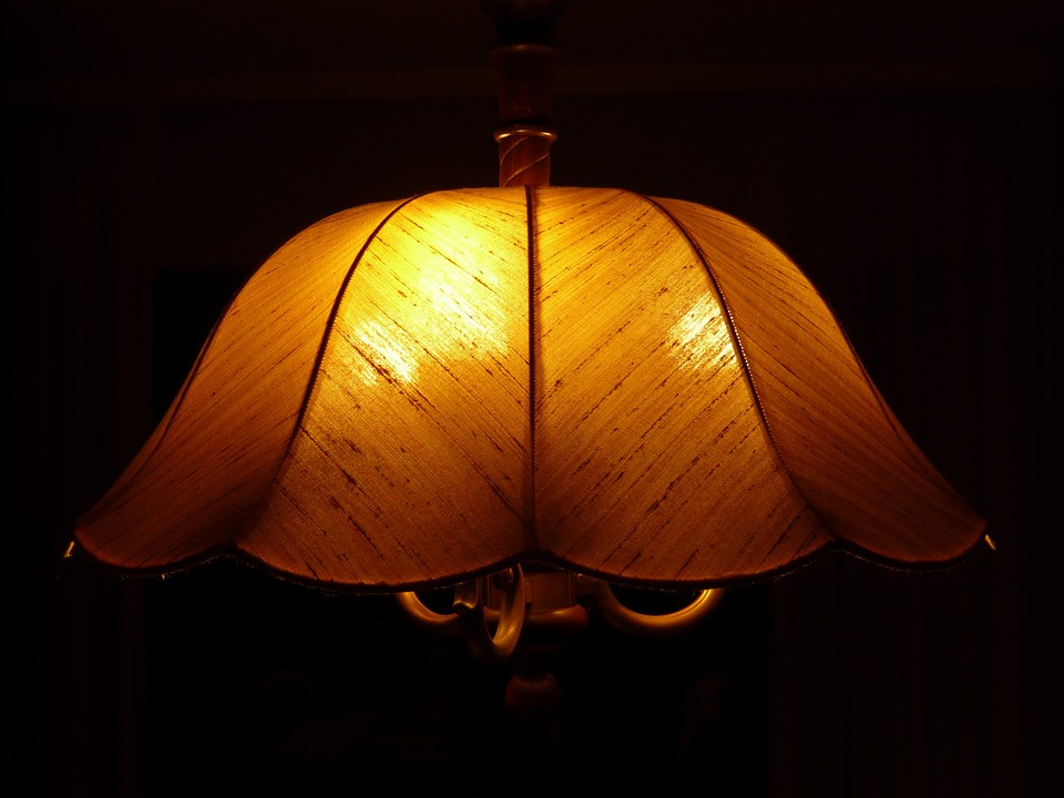 Ornate lampshade