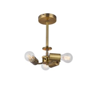 Dorval 3 Light Semi Flush Ceiling Light