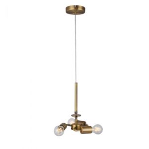 Antique Brass 3 Light Suspension