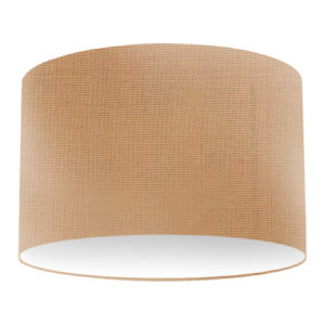 Apricot Silk Drum Bespoke Lampshade