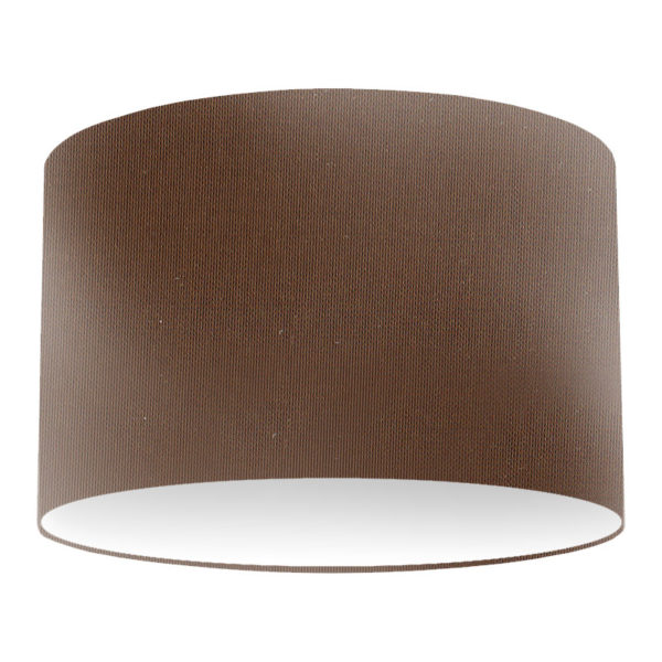 Bark Silk Drum Lampshade