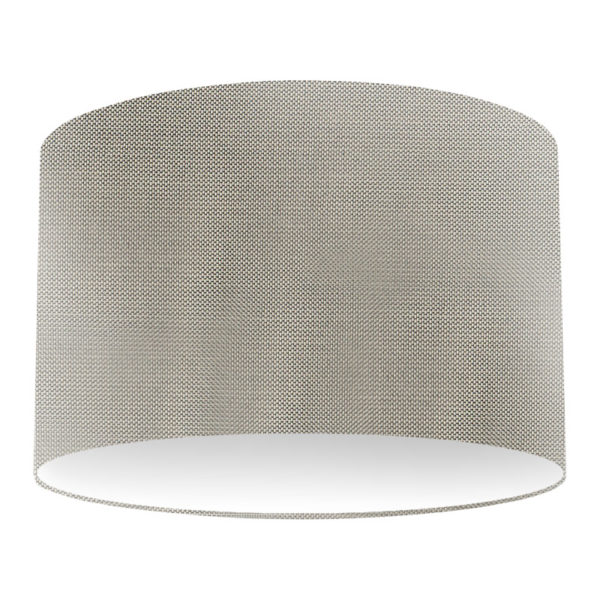 Birch Silk Drum Lampshade