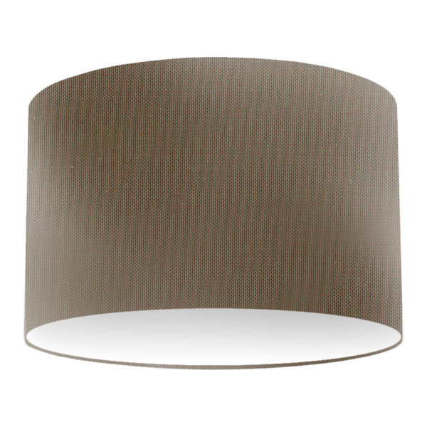 Brazil Nut Silk Drum Lampshade
