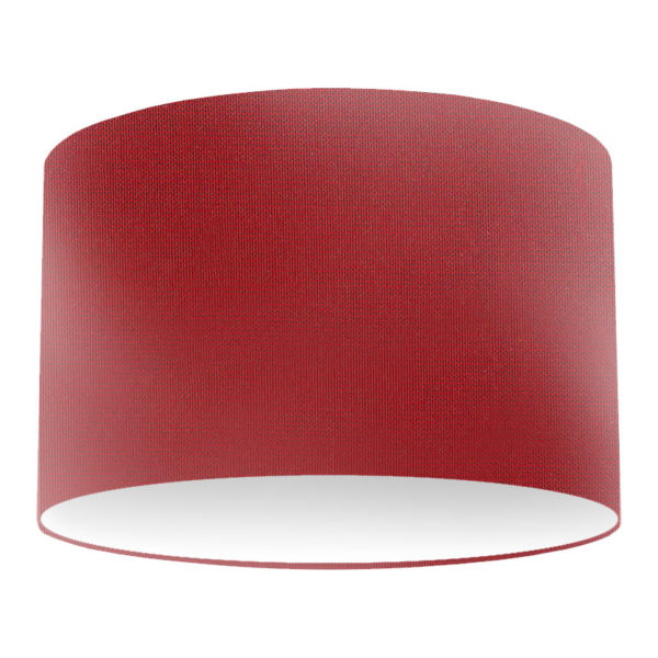 Burgundy Silk Drum Lampshade