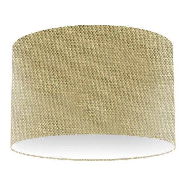 Celery Silk Drum Lampshade