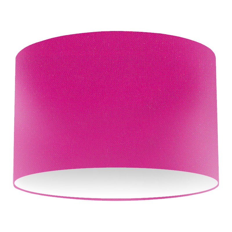 Cerise Silk Drum Bespoke Lampshade