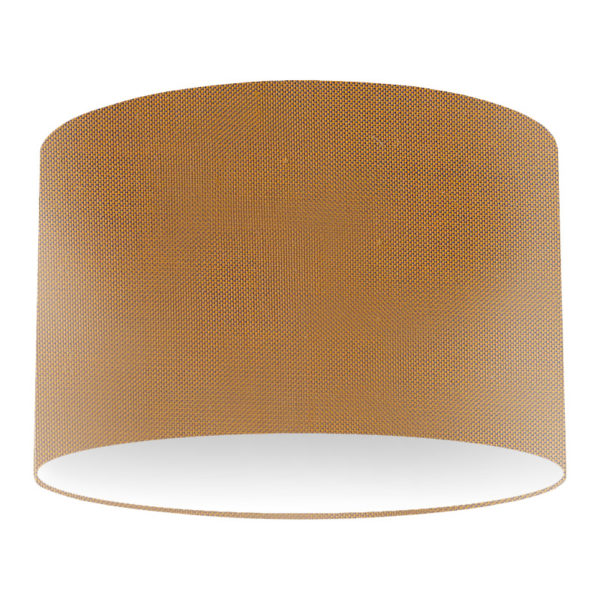 Copper Silk Drum Lampshade