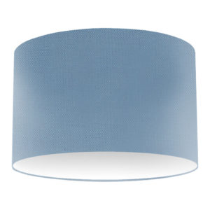 Cornflower Silk Drum Lampshade