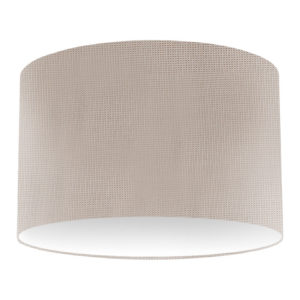 Feather Silk Drum Lampshade
