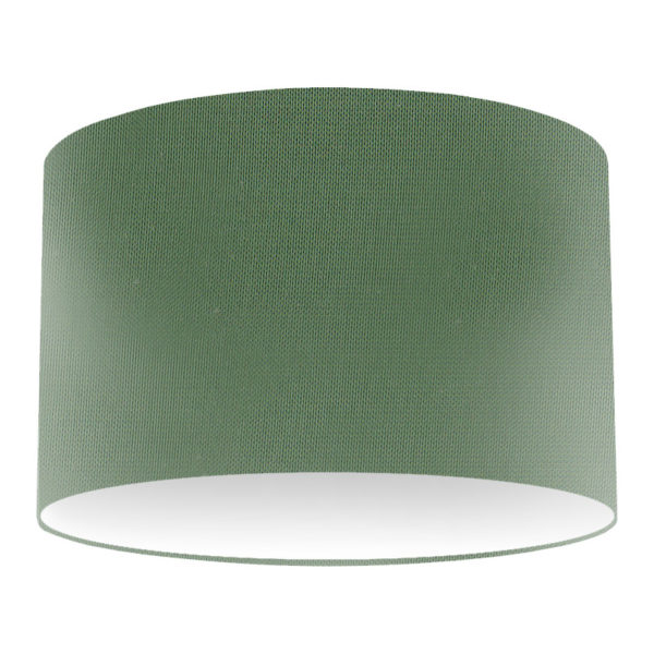 Fern Silk Drum Lampshade