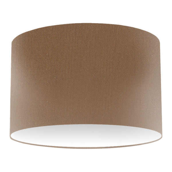 Fudge Silk Drum Lampshade