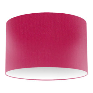 Hot Pink Silk Drum Lampshade
