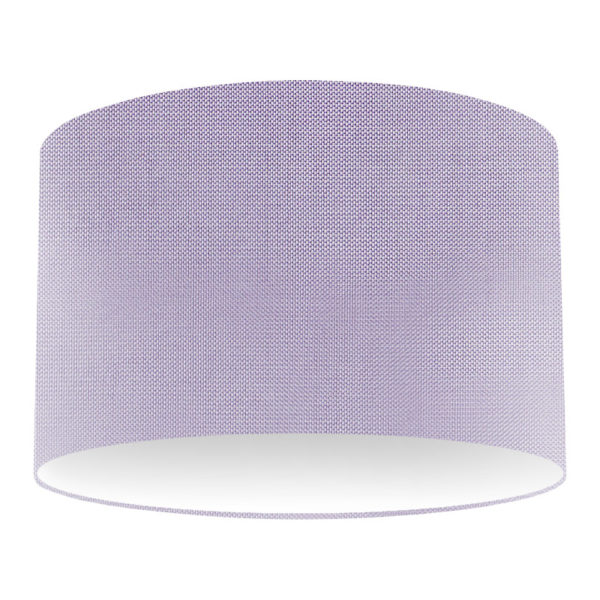 Ice Blue Silk Drum Lampshade