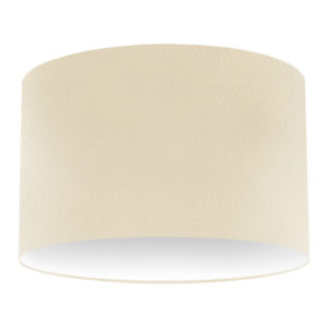 Ivory Silk Drum Lampshade