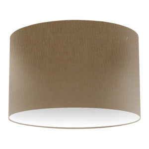 Khaki Silk Drum Lampshade