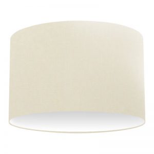 Light Beige Cotton Drum Lampshade