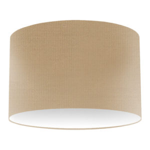 Light Bronze Silk Drum Lampshade