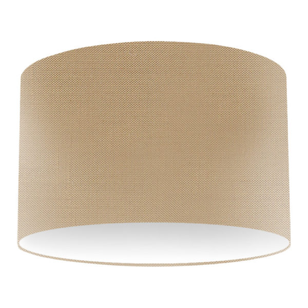Light Bronze Silk Drum Lampshade