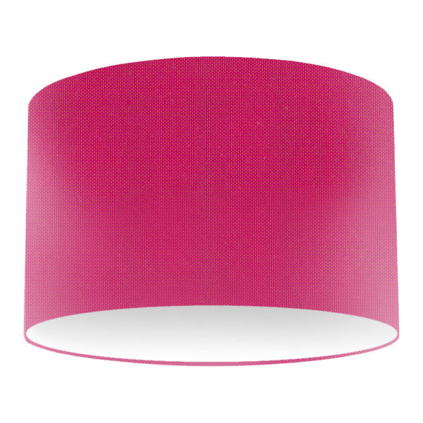 Lipstick Silk Drum Lampshade
