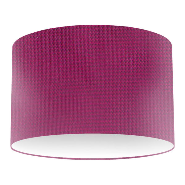 Magenta Silk Drum Bespoke Lampshade