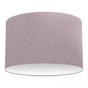 Mauve Cotton Drum Bespoke Lampshade