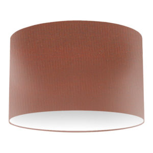 Paprika Silk Drum Lampshade
