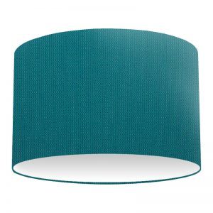 Peacock Cotton Drum Lampshade