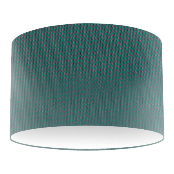 Peacock Silk Drum Lampshade