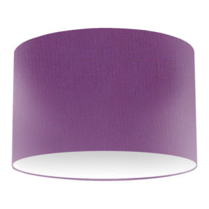 Purple Silk Drum Lampshade