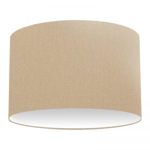 Putty Cotton Drum Lampshade