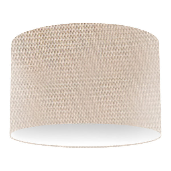Putty Silk Drum Lampshade