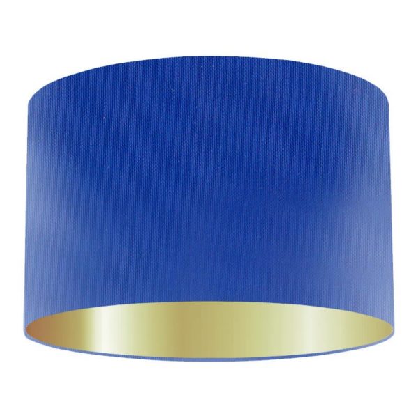 Royal Silk Drum Lampshade with Gold Lining