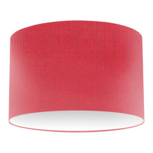 Rouge Silk Drum Lampshade