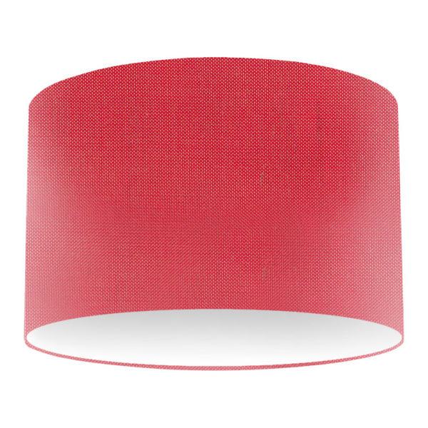 Rouge Silk Drum Lampshade