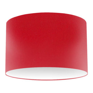 Ruby Silk Drum Lampshade