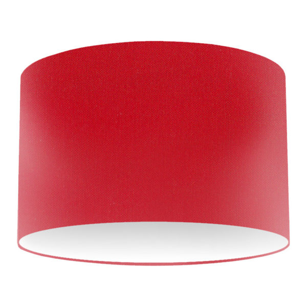 Ruby Silk Drum Lampshade