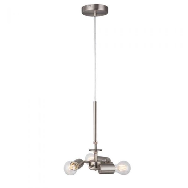Satin Nickel 3 Light Suspension