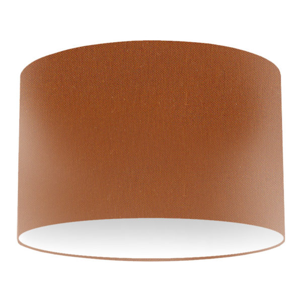 Sienna Silk Drum Lampshade