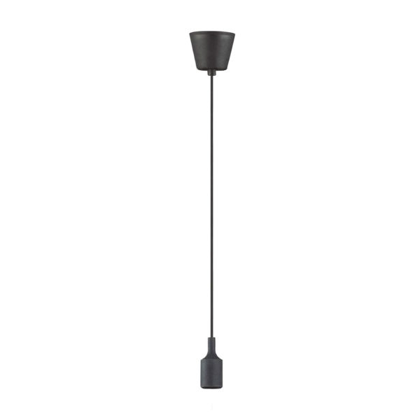 Black Single Light Suspension
