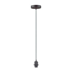 Black Single Light Suspension