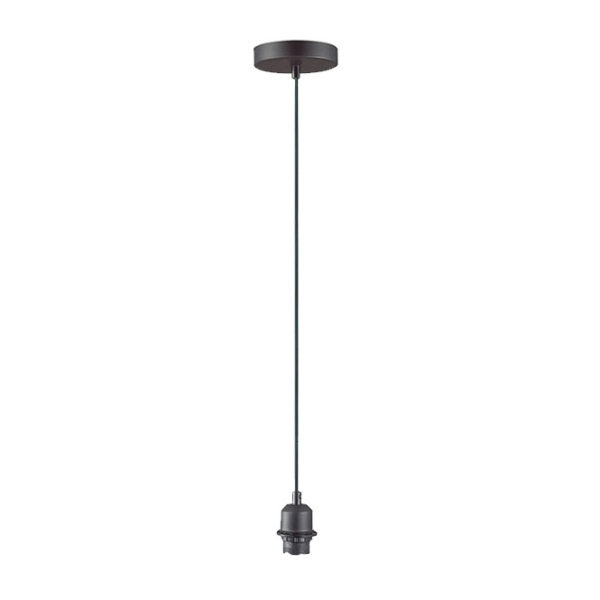Black Single Light Suspension