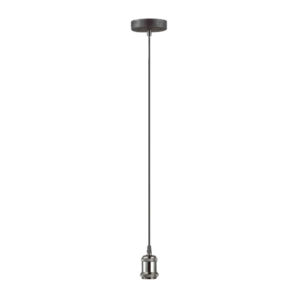 Gunmetal Single Light Suspension