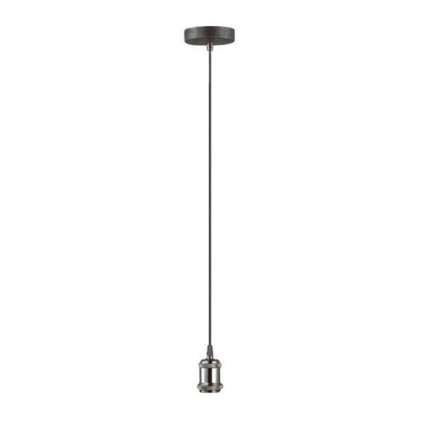 Gunmetal Single Light Suspension