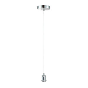 Polished Chrome Single Light Suspension