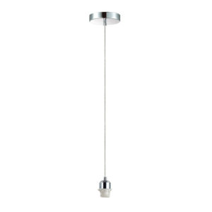 Polished Chrome Single Light Suspension