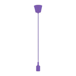 Purple Single Light Suspension