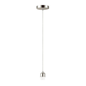 Satin Nickel Single Light Suspension