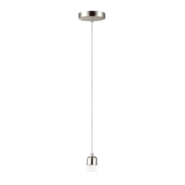 Satin Nickel Single Light Suspension