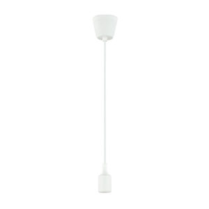 White Single Light Suspension
